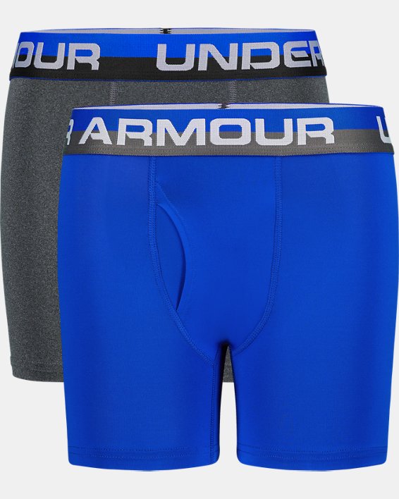 Boys' UA Boxerjock® 2-Pack, Blue, pdpMainDesktop image number 2